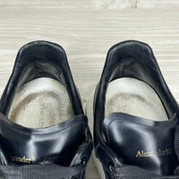 Alexander McQueen Sneakers, Herre 'Sort' Læder Oversized (40) 🪩