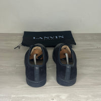 Lanvin Sneakers, Herre 'Navy Suede' Mat Toe (42) 😩