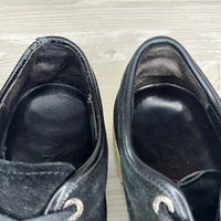 Lanvin Sneakers, Herre 'Black Suede' Lak Toe (39) 🪝