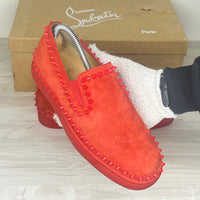 Christian Louboutin Pik Boat, Herre 'Red' (40)