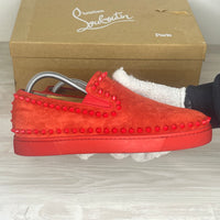 Christian Louboutin Pik Boat, Herre 'Red' (40)