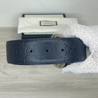 Gucci Bælte, Herre Læder 'Sort' (85)