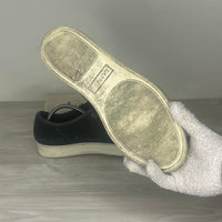 Lanvin Sneakers, Dark Green Suede 'Mat Toe' (40)