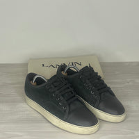 Lanvin Sneakers, Dark Green Suede 'Mat Toe' (40)