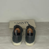 Lanvin Sneakers, Dark Green Suede 'Mat Toe' (40)