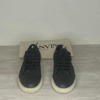 Lanvin Sneakers, Dark Green Suede 'Mat Toe' (40)
