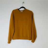 JW Anderson Sweatshirt, "Cinnamon" Logo Embroidery (S)