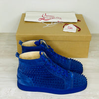Christian Louboutin Sneakers, 'Atlantic' Louis Flat Spikes High Tops Herre (42)
