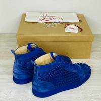 Christian Louboutin Sneakers, 'Atlantic' Louis Flat Spikes High Tops Herre (42)