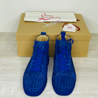 Christian Louboutin Sneakers, 'Atlantic' Louis Flat Spikes High Tops Herre (42)