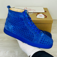 Christian Louboutin Sneakers, 'Atlantic' Louis Flat Spikes High Tops Herre (42)
