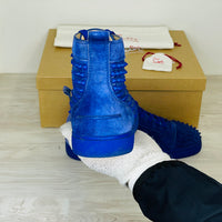 Christian Louboutin Sneakers, 'Atlantic' Louis Flat Spikes High Tops Herre (42)