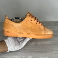 Christian Louboutin Sneakers, 'Orange Ruskind' (44)