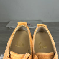 Christian Louboutin Sneakers, 'Orange Ruskind' (44)