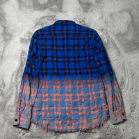 Saint Laurent Skjorte, Herre 'Two Tone' Flannel (XS) 🦋