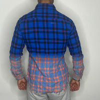 Saint Laurent Skjorte, Herre 'Two Tone' Flannel (XS) 🦋