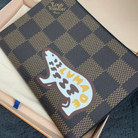 Louis Vuitton x NIGO Pochette Jour Clutch Bag, Damier Ebene Giant GM Brown