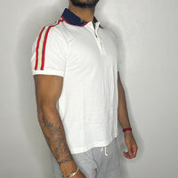Gucci Polo, Herre 'Hvid' Credomen (Medium) 👕