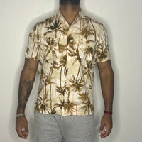 Saint Laurent Skjorte, Herre 'Creme' Hawaiian (XSmall) ☀️