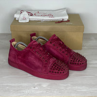 Christian Louboutin Sneakers, 'Sanguine' Junior Spikes (41.5) 📍