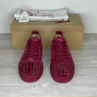 Christian Louboutin Sneakers, 'Sanguine' Junior Spikes (41.5) 📍