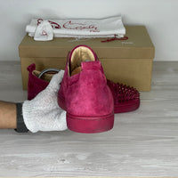 Christian Louboutin Sneakers, 'Sanguine' Junior Spikes (41.5) 📍