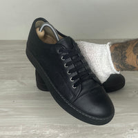 Lanvin Sneakers, Herre 'Sort' Mat Toe (40)