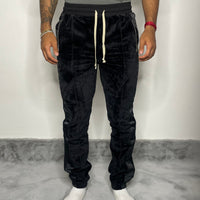 Ojardorf Bukser, Herre 'Sort' Velour (Medium) 👖