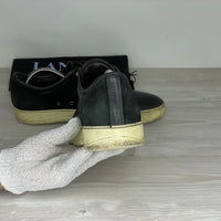 Lanvin Sneakers, 'Sort Ruskind' Mat Toe (42) 🧦