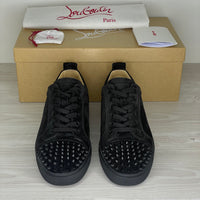 Christian Louboutin Sneakers, 'Sort Ruskind' Junior Spikes (40.5)