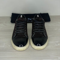 Lanvin Sneakers, 'Bordeaux Ruskind' Lak Toe (39)