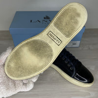 Lanvin Sneakers, 'Navy Ruskind' 'Lak Toe (41)