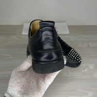 Christian Louboutin Sneakers, 'Gun Metal' Junior Spikes (42)