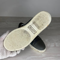 Lanvin Sneakers, 'Army Green Suede' Mat Toe (39)