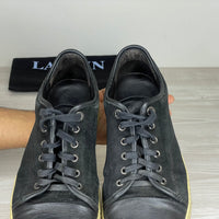 Lanvin Sneakers, 'Sort Ruskind' Mat Toe (42) 🧦