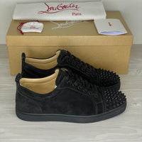 Christian Louboutin Sneakers, 'Sort Ruskind' Junior Spikes (40.5)