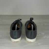 Lanvin Sneakers, 'Army Green Suede' Mat Toe (39)