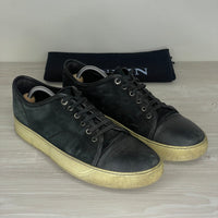 Lanvin Sneakers, 'Sort Ruskind' Mat Toe (43)