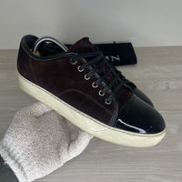 Lanvin Sneakers, 'Bordeaux Ruskind' Lak Toe (39)