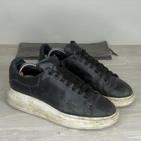 Alexander McQueen Sneakers, 'Sort Læder' Oversized (42)