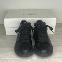 Alexander McQueen Sneakers, 'Sort Læder' Oversized (42.5)