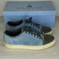Lanvin Sneakers, 'Blå Ruskind' Lak Toe (43)