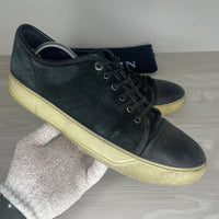 Lanvin Sneakers, 'Sort Ruskind' Mat Toe (43)