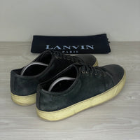 Lanvin Sneakers, 'Sort Ruskind' Mat Toe (43)