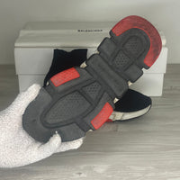 Balenciaga Sneakers, Speed Trainers Black, White and Red (39)