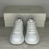 Alexander McQueen Sneakers, 'White Leather' Oversized (38.5)