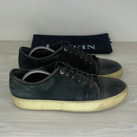 Lanvin Sneakers, 'Sort Ruskind' Mat Toe (43)