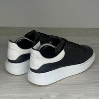 Alexander McQueen Sneakers, 'Black Leather' Oversized (43)