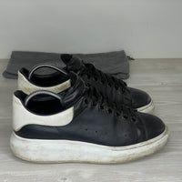 Alexander McQueen Sneakers, 'Sort Læder' Oversized (42) 🐉