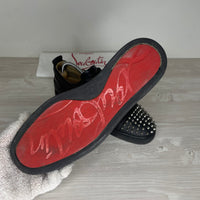 Christian Louboutin Sneakers, 'Gun Metal' Junior Spikes (42)